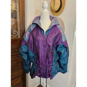 Vintage 80s/90s Outbrook Women's Size M Floral Jacket